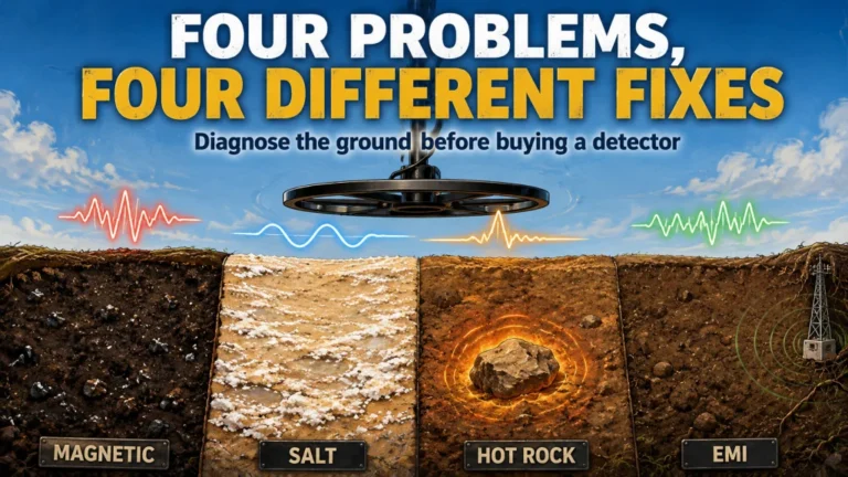 Best Metal Detectors for Gold in Mineralized Soil: When Ground Conditions Change the Buying Decision