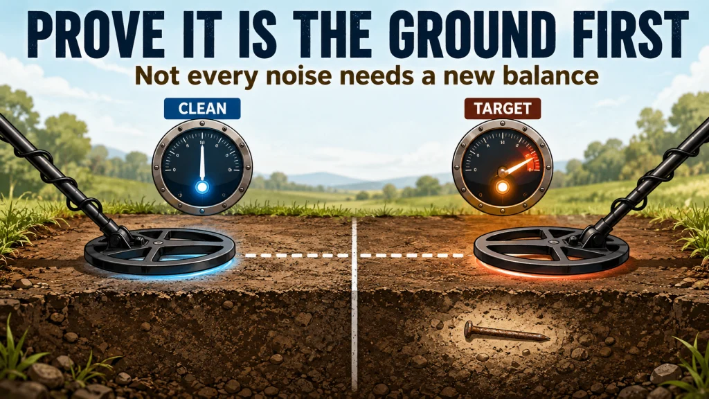 How To Ground Balance A Metal Detector