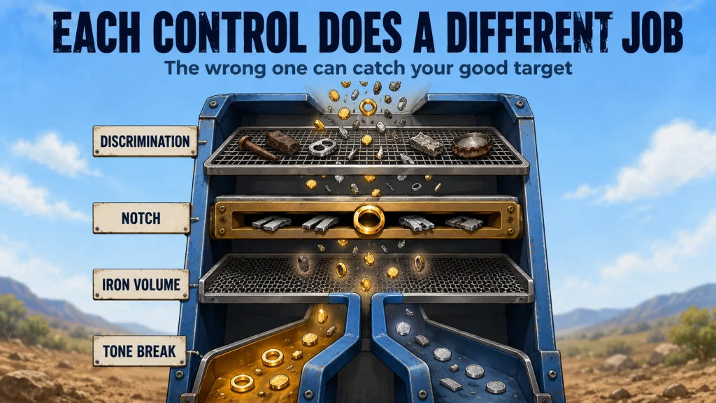 Metal Detector Discrimination Settings